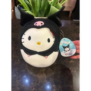 Squishmallows Hello Kitty as Kuromi Plush Sanrio Hello Kitty and Friends 8 inch